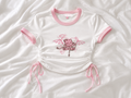 Pink Bat-wing Hello Kitty Graphic Tee